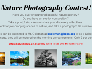Nature photography contest 2021